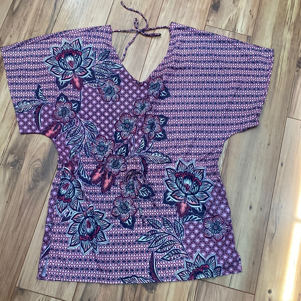 prAna tunic top- swimsuit cover up